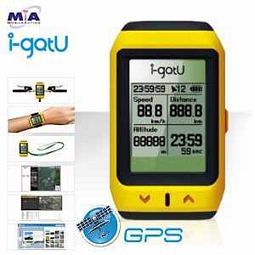 i-gotU GT-800 GPS- und Sport-Computer mit Fahrradhalterung und Armband