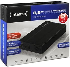 Intenso Memory Box 3TB USB 3.0 externe Festplatte HDD 3,5 Zoll