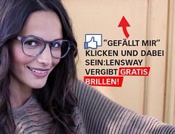 Lensway.de verschenkt 2000 Brillen über Facebook