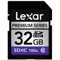 Lexar 100X Premium (SDHC) 32GB Class 10 Speicherkarte