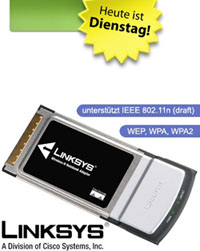 Wireless-N Notebook Adapter Linksys WPC300N