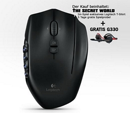 Logitech G600 MMO Gaming Mouse + Gaming Headset G330