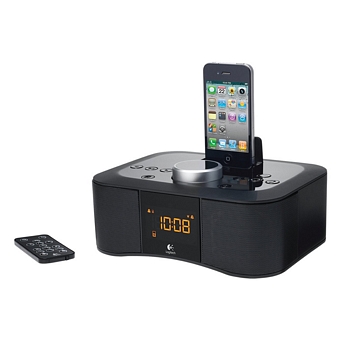 Logitech Dock S400i Uhrenradio mit Docking-Station für iPod und iPhone