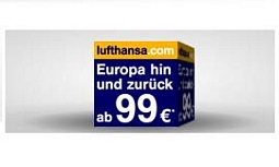 Lufthansa: 1 Million Extra-Plätze – ab 99 Euro in Europa hin und zurück