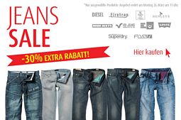 MandmDirect: 30 Prozent Rabatt auf Jeans und T-Shirts + 10 Prozent Gutschein
