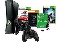 Media Markt: Xbox 360 250 GB + Halo 4 + Forza Motorsport 4 Essentials Edition + The Elder Scrolls Skyrim