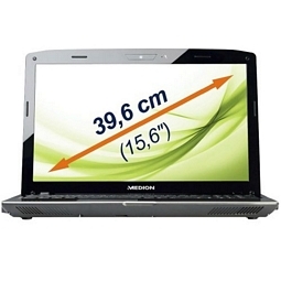 Medion Akoya P6812 (MD 98760) 15,6 Zoll Notebook mit Intel Core i3-Cpu und 4GB Ram
