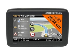 Medion GoPal E4260 WEU+ 4,3 Zoll Navigationssystem