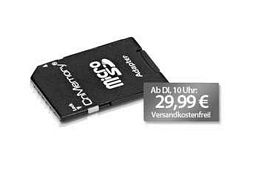 CnMemory microSDHC-Karte inkl. SD Adapter Class 4 32GB