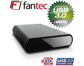 FANTEC DB-ALU3e 2TB USB 3.0 eSATA 3,5 Zoll externe Festplatte