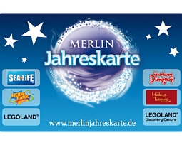 Merlin Jahreskarte für 59 Euro – 12 Monate freier Eintritt in Freizeitparks, z.B. SeaLife, Legoland oder Dungeon Hamburg + Rabatte im Restaurant und Shop