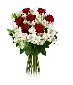 Miflora: Blumenstrauss Gloria Classic mit roten Rosen