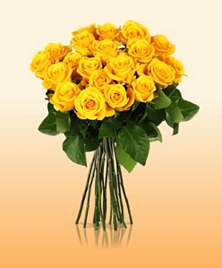 Miflora: Blumenstrauss Lisa mit gelben Rosen