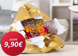 Miflora: Blumenstrauß Wundertüte für 9,90 Euro zzgl. 4,90 Euro Versand