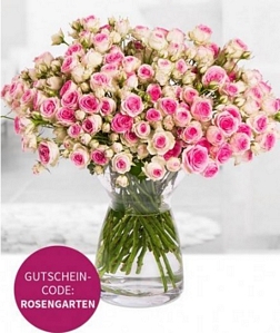 Miflora: Blumenstrauß Bijou mit Rosenrallye (bis jetzt 50 Rosen)