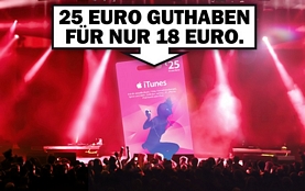 Media Markt: Nur heute in allen Märkten 25 Euro iTunes-Karten für 18 Euro