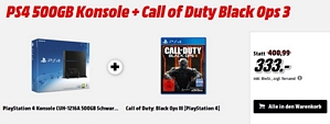 Playstation 4 500GB + Call of Duty: Black Ops III