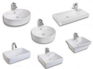 Design Aufsatzwaschtisch Handwaschbecken Waschtisch Waschbecken Waschschale Bad diverse Modelle