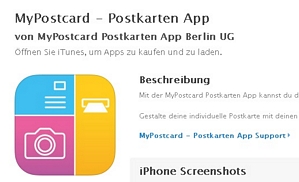 MyPostcard – Mit Postkarten App eine Postkarte mit eigenem Motiv kostenlos verschicken (Wert: 1,99 Euro)
