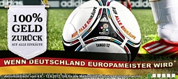 mysportworld: 100% Geld zurück wenn Deutschland Europameister wird
