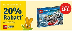 myToys: 20 Prozent Rabatt auf Lego City und Lego Creator
