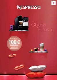 Nespresso-Maschine kaufen und bis zu 100 Euro Guthaben für den Nespresso Onlineshop erhalten