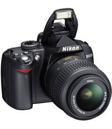 Nikon D3000 SLR Spiegelreflexkamera + 18-55mm VR Objektiv