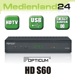 Opticum HD S60 digitaler HDTV Sat Receiver