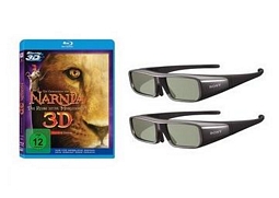 2x Sony TDGBR-100 + Narnia Bluray 3D-Starterset