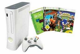 Otto: Xbox Arcade mit 2 Vollpreisspielen und Arcadegames für 125,94 Euro