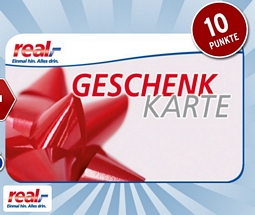 Payback Deals: 10 Euro real-Gutschein für 5 Euro (Geschenkkarte)