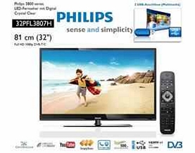 Philips 32PFL3807H 32 Zoll LED-TV