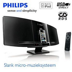 Philips DCM292 Stereo-Lautsprecher-System für Apple iPod/iPhone (20 Watt)