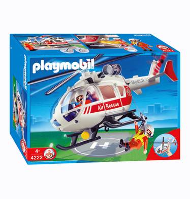 Playmobil Citylife-Klinik Notarzthelikopter (4222)