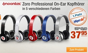 Noontec Zoro Professional On-Ear Kopfhörer diverse Farben