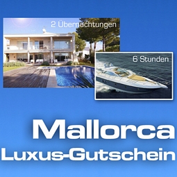 Ebay-WOW: Mallorca Gutschein für 2 Übernachtungen in Luxus-Villa + 6 Stunden Luxus-Yacht