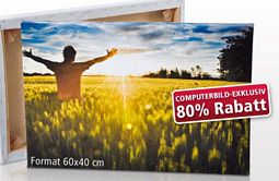 PosterXXL: Leinwand 60×40 cm für 19,99 Euro zzgl. 5,99 Euro Versand