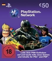 Playstation Network Card Ps3/Psp 50 Euro
