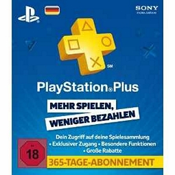 PS3 – Playstation Plus Live Card 365 Tage