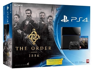 PS4-Bundle PlayStation 4 + The Witcher 3: Wild Hunt + The Order 1886