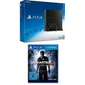 PlayStation 4 500GB [CUH-1216A] + Uncharted 4: A Thief’s End