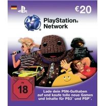 20 Euro Playstation Network Card PS3/PS4/PSP