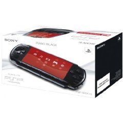 PlayStation Portable – PSP Slim & Lite 3004 Schwarz + 3 Spiele