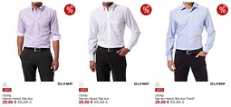 Engelhorn: Reduzierte Hemden von Marken wie Olymp, Eterna und Boss ab 25 Euro pro Hemd