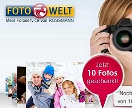 Rossmann: Facebook-Fan werden und Gutschein für 10 kostenlose Fotos erhalten