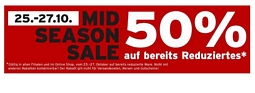 Ernsting’s family: 50 Prozent Rabatt auf den Sale-Bereich + 10 Prozent Newsletter-Gutschein