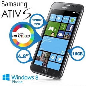 Samsung Ativ S i8750 Windows 8 Smartphone