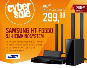 Samsung HT-F5550 5.1 3D-Blu-ray-Heimkinosystem