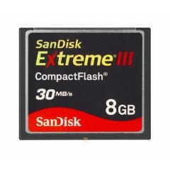 San Disk Compact Flash Extreme III 8GB