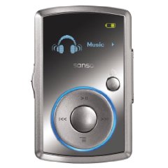 MP3-Player SanDisk Sansa Clip FM (Silber)